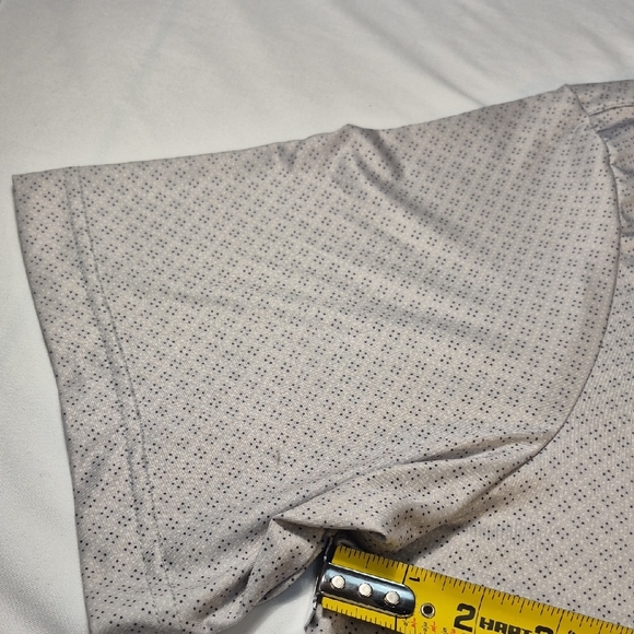 Adidas Golf DryFit Short Sleeve Polo Shirt with Geometric Pattern - Picture 8 of 16